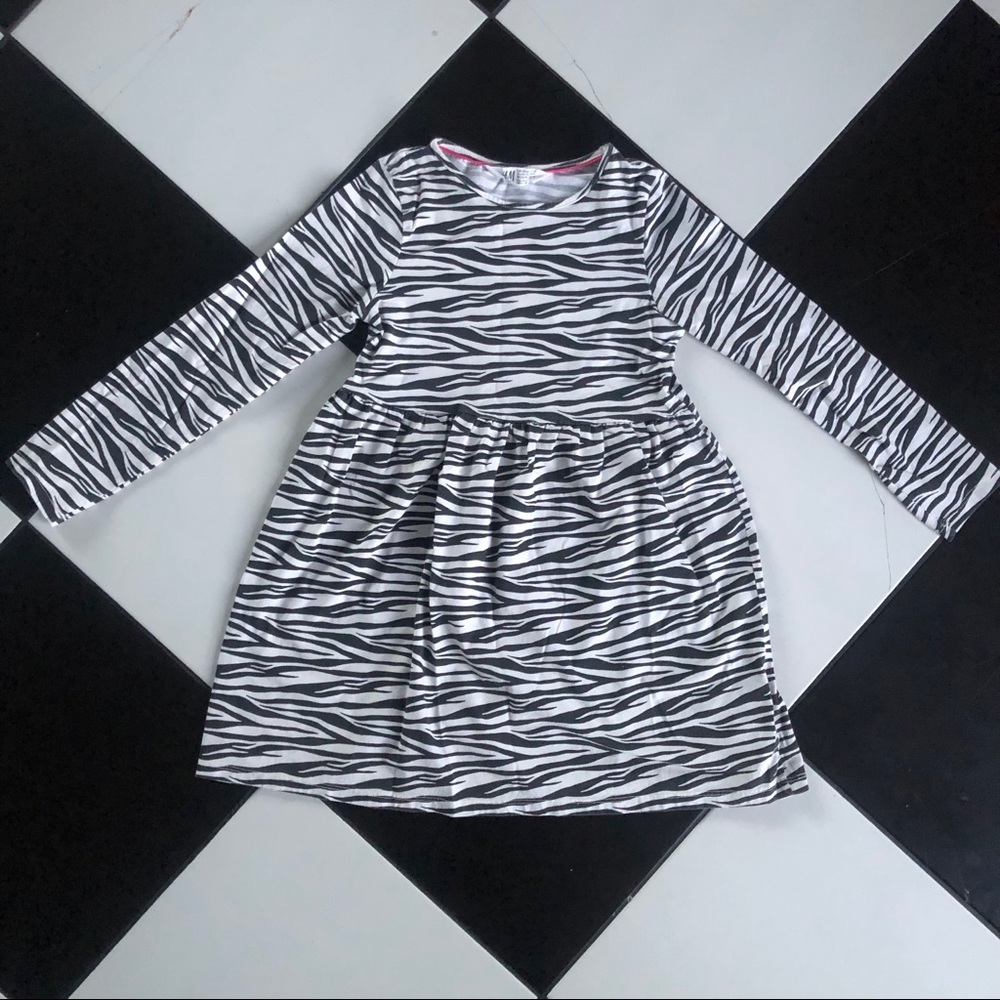 Girls H&M Zebra Dress
